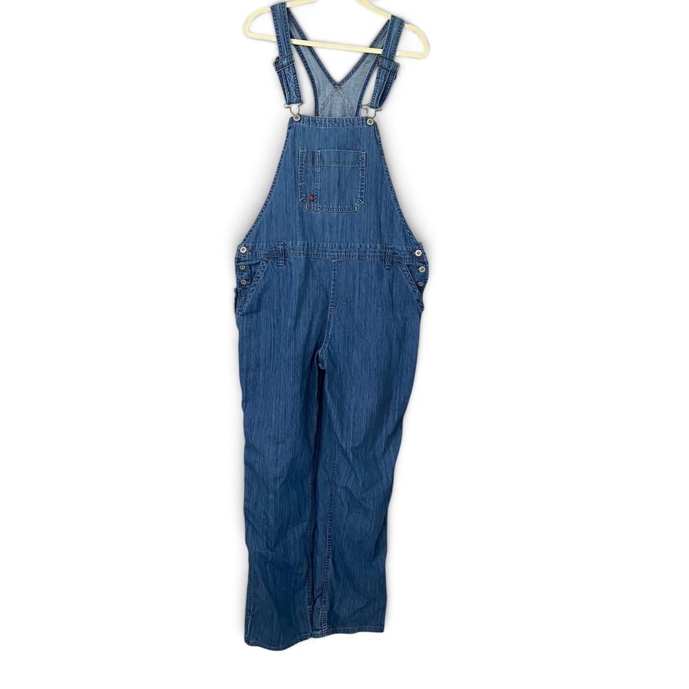 Dickies Denim Overalls Mens Large Blue Bib Dungarees Workwear Utility